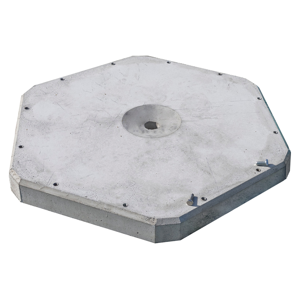 Betonfundament für Bounce Cloud