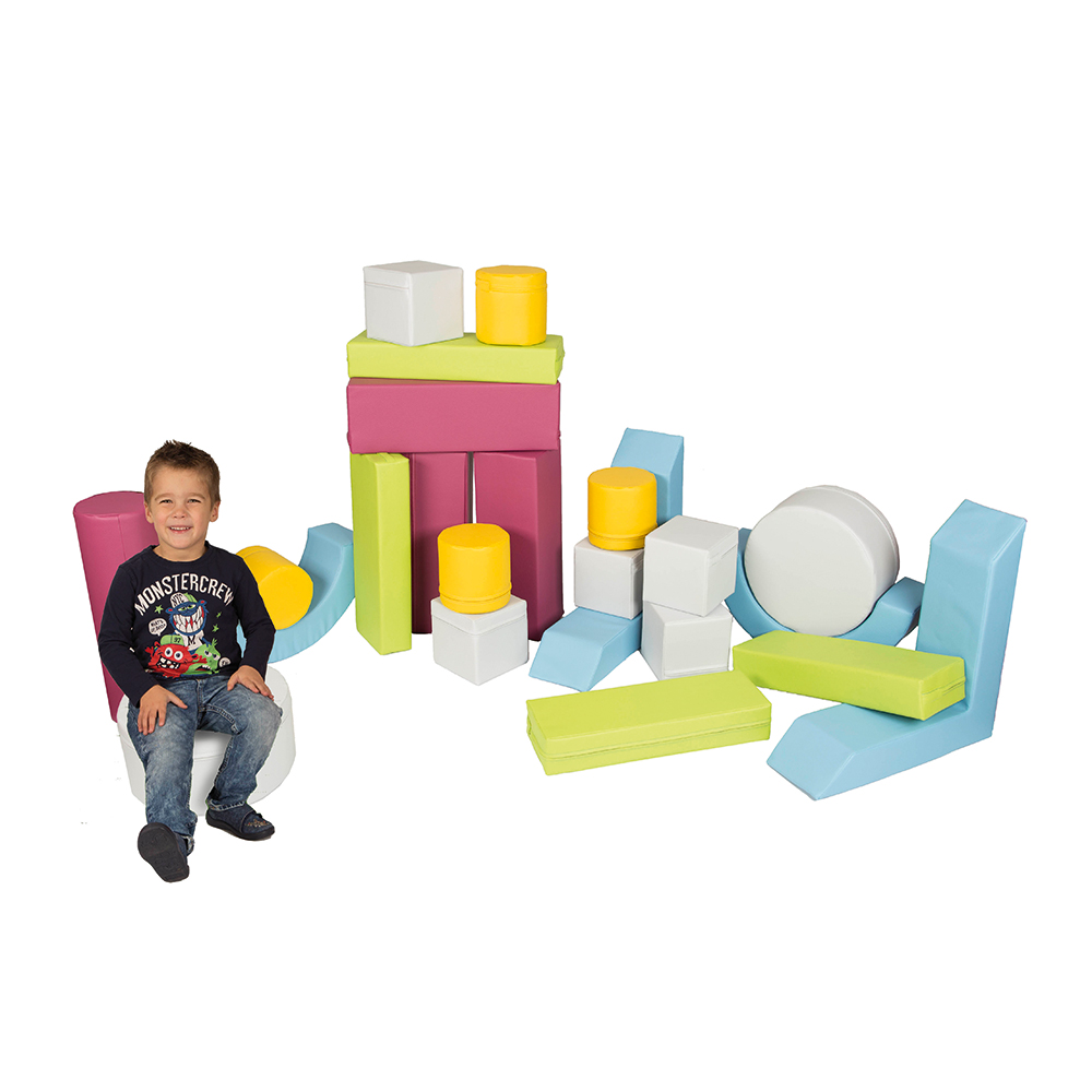 23-teiliger Bausteinsatz Kunstleder MINI