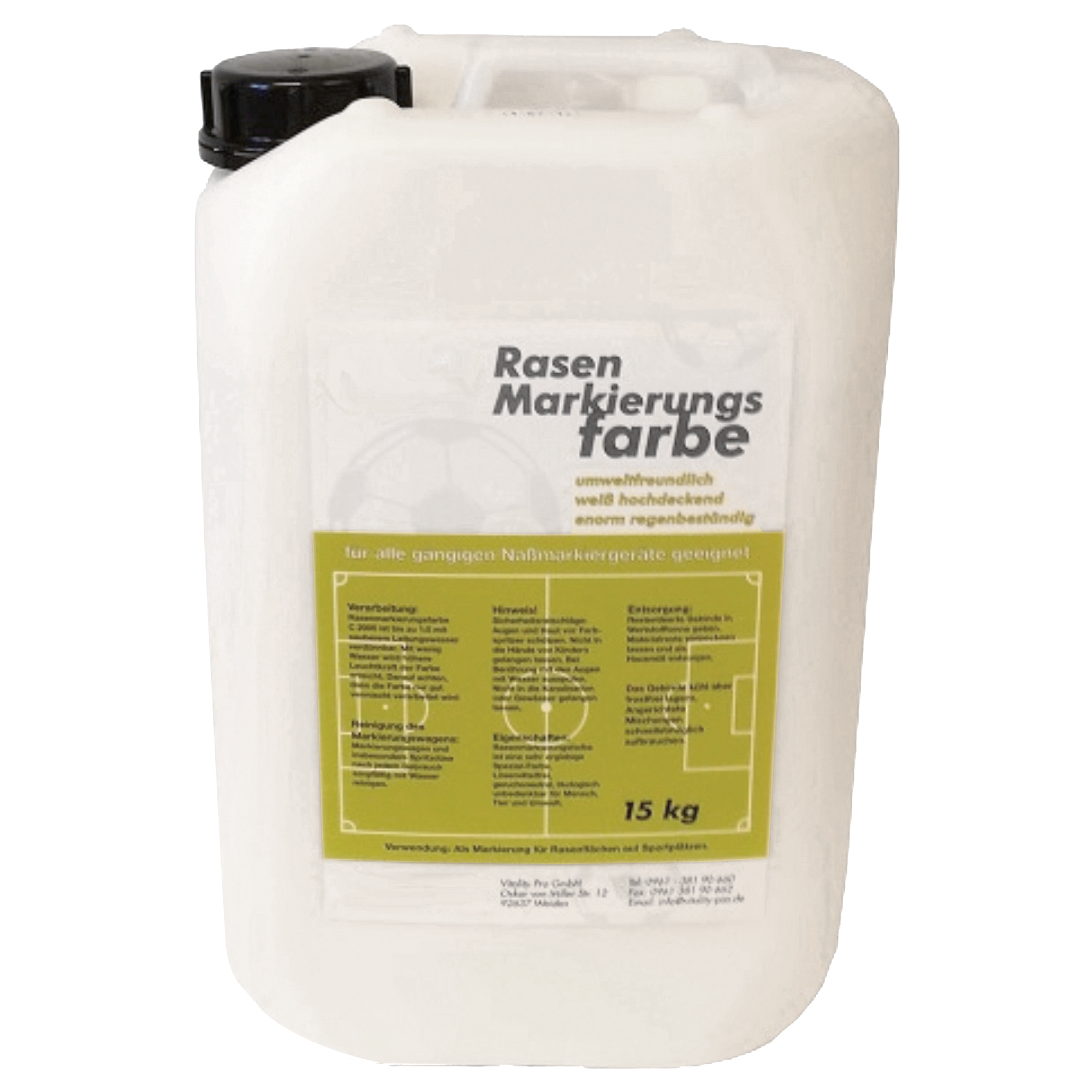 Rasenmarkierfarbe Profi, weiß, 15 kg