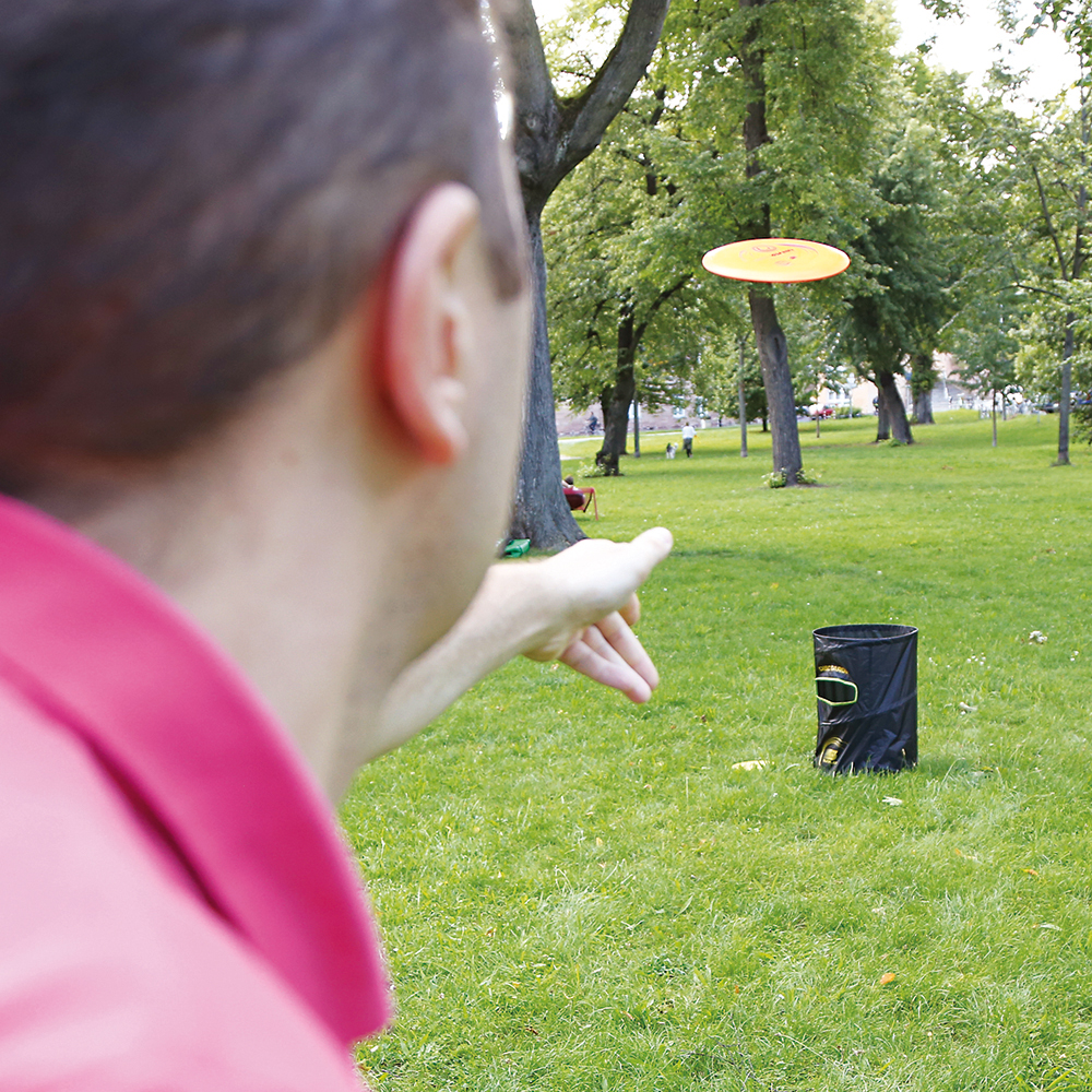 DISC GOLF Target Korb Anwendung_153238
