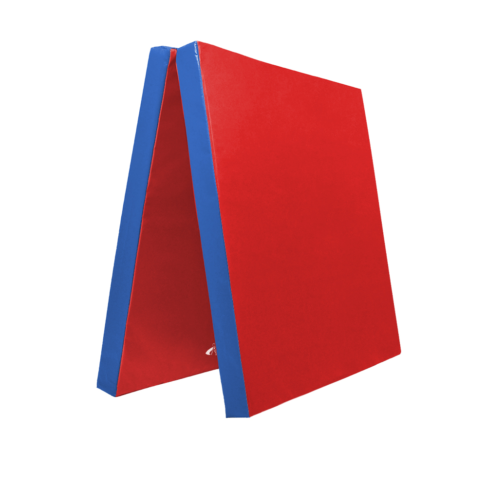 FUN klappbare Turn- und Spielmatte RG35 100x200 cm_rot-blau