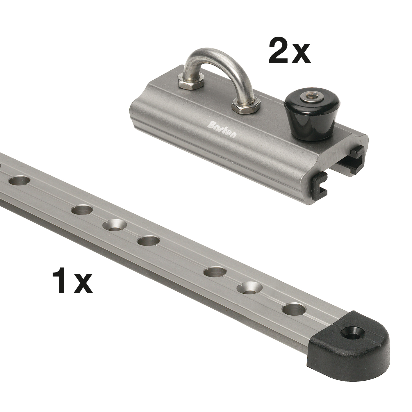 Deckenschienen-Set, einfach