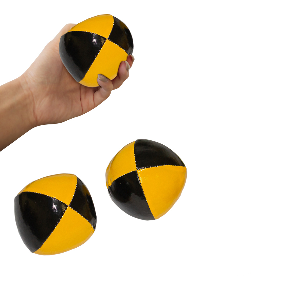 Jonglierblle-3er-Set gelb-schwarz