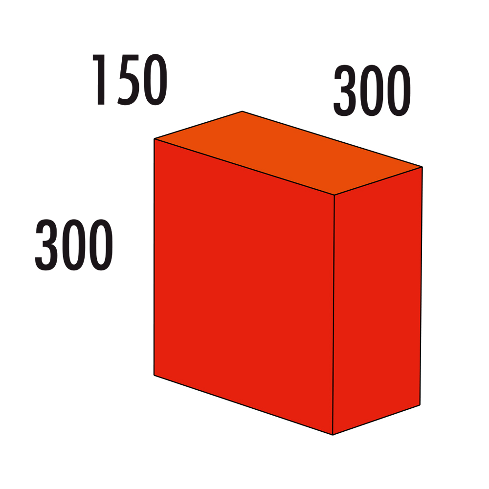 Quader MAXI 150 x 300 Gr. XS