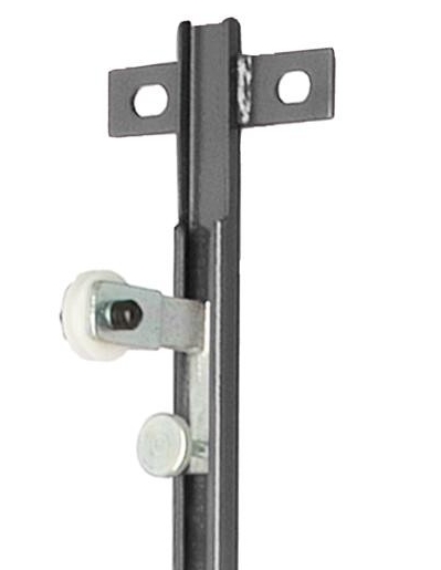 Gleithaken mit Umlenkrolle für Wandspielschiene