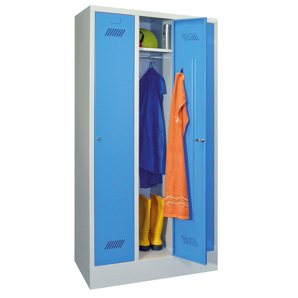 Garderobenschrank mit Sockel