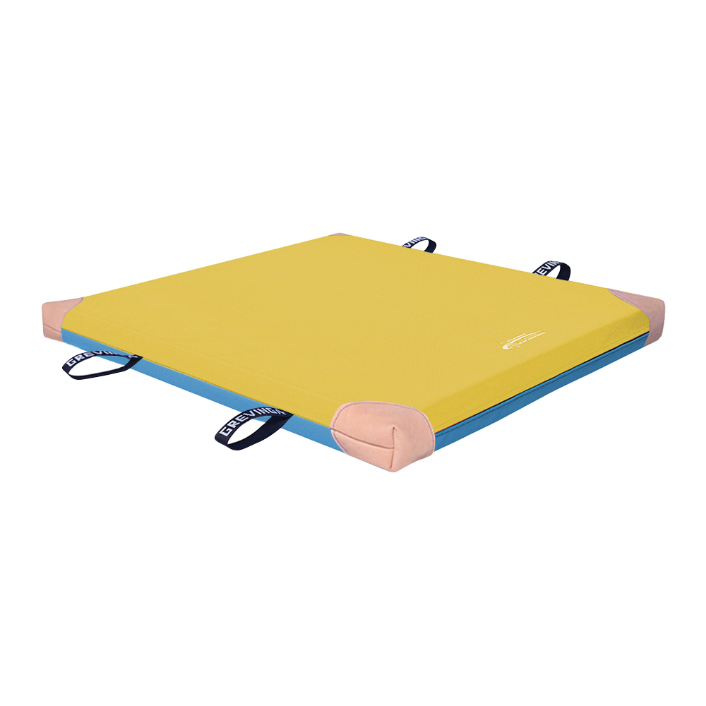 Turnmatte FUN RG 120_100x100 cm LE und TS_gelb-blau