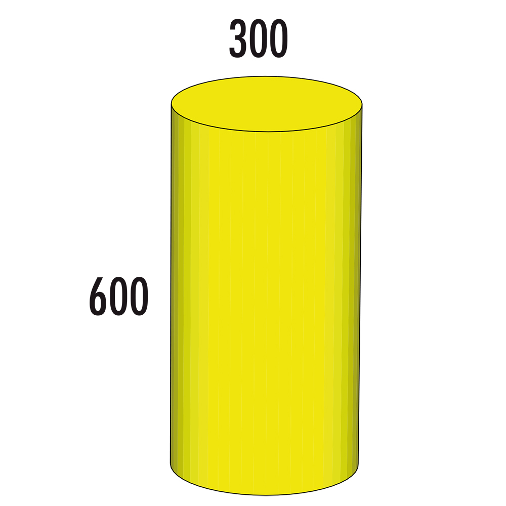 Zylinder MAXI M Ø 300 - mittel/gelb
