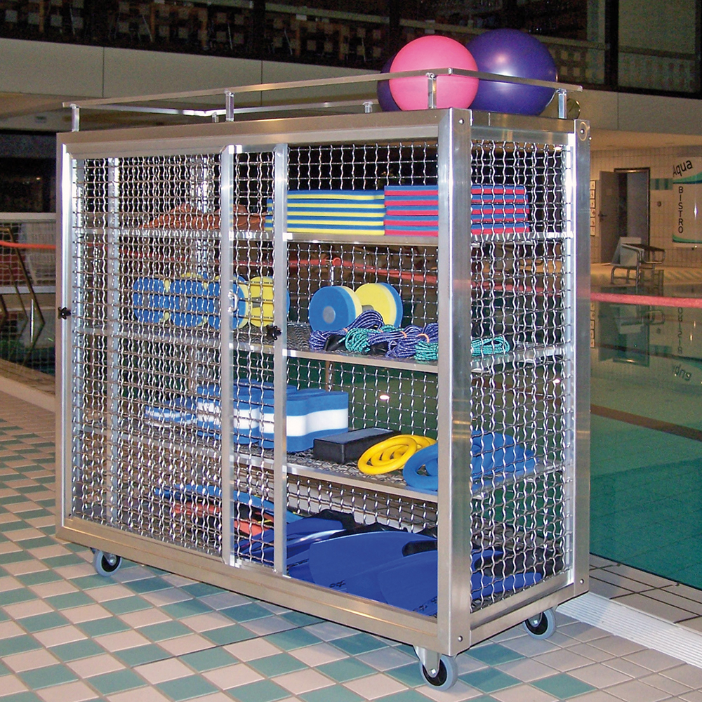 Regalwagen aus Aluminium