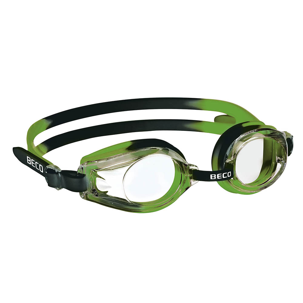 BECO Profi-Schwimmbrille RIMINI-gruen-schwarz