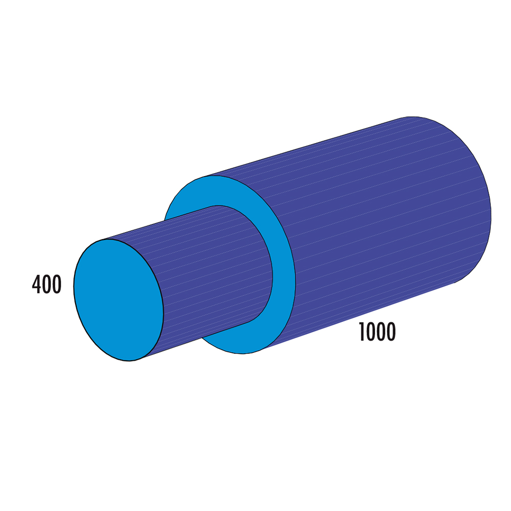 Röhre mit Innenteil MAXI
