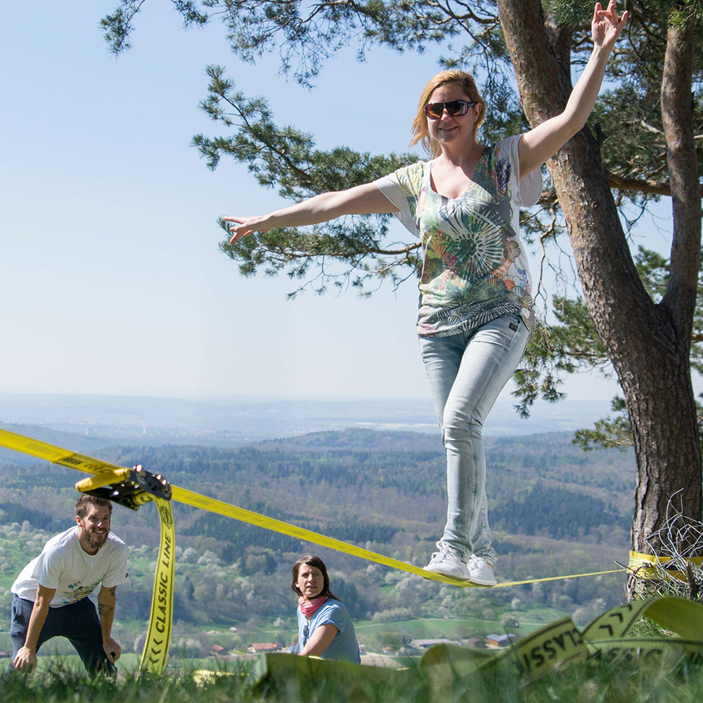 Gibbon® Slackline "Classic Line X13" Treewear Set - Bild 7 - Vergrößern