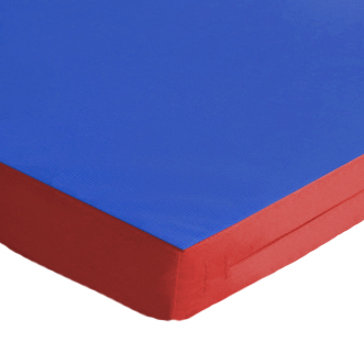 FUN Klappbare Turnmatte KLiPP-KLAPP RG 35 Block Farbecke_blau-rot