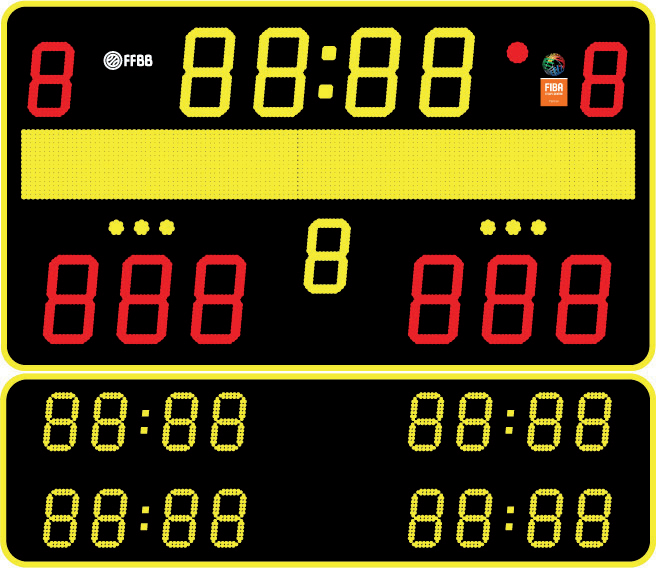 LED Anzeigetafel B&T 61.30 Matrix