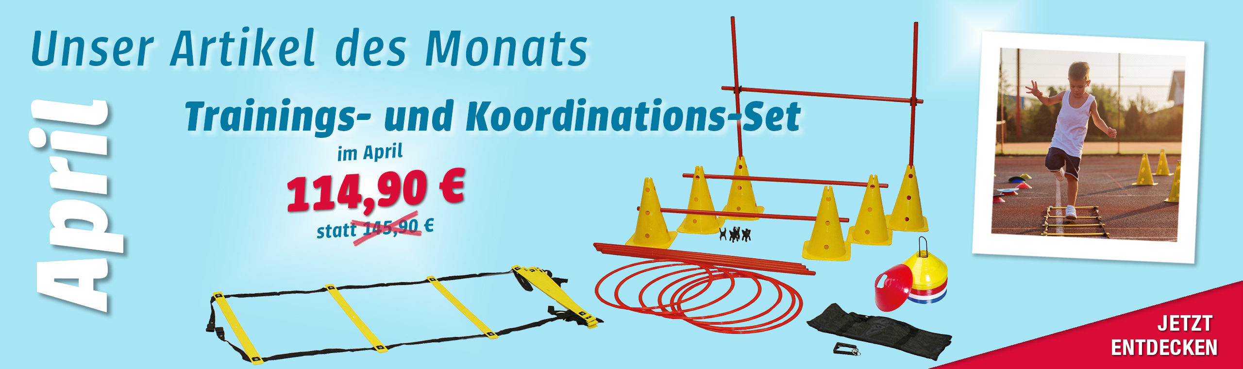 Produkt des Monats Trainingsset