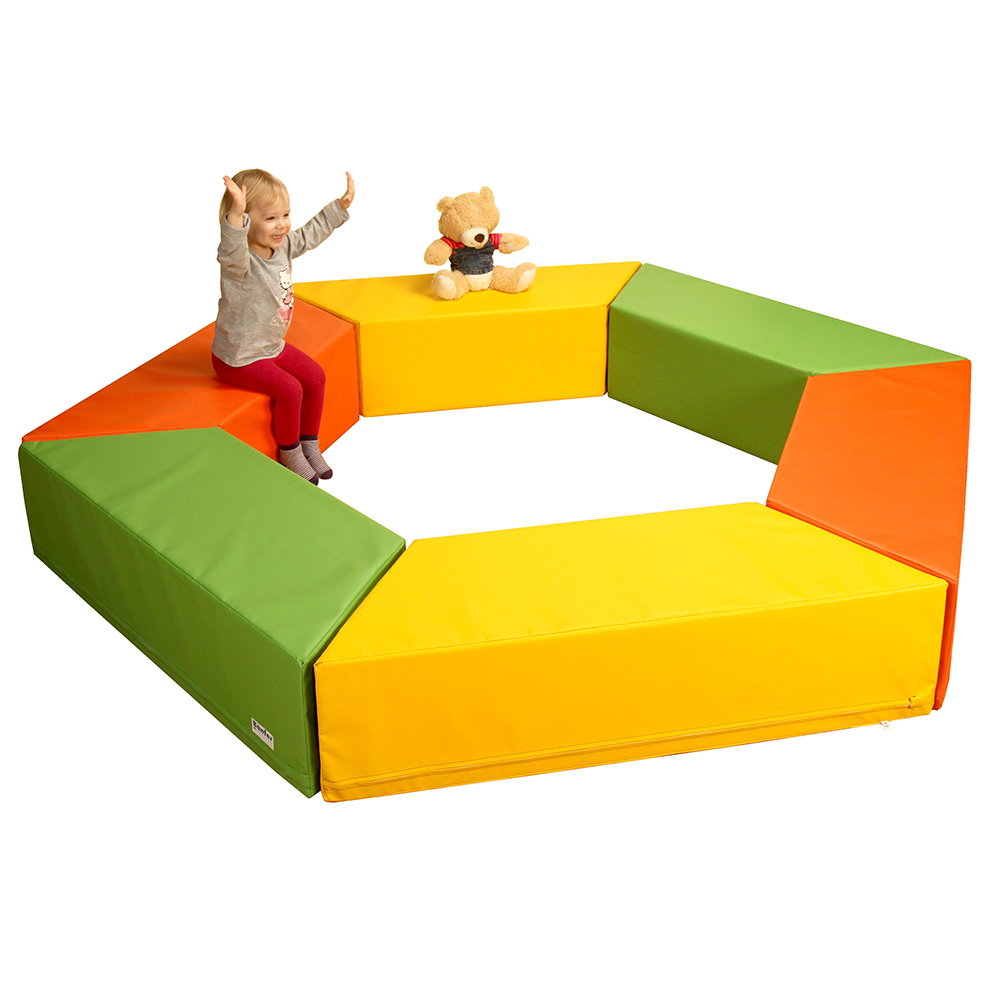 Trapezelement mit Klettverbindungen