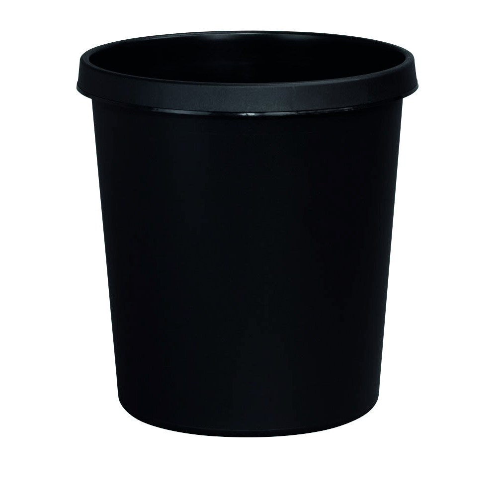 Papierkorb-Kunststoff-schwarz