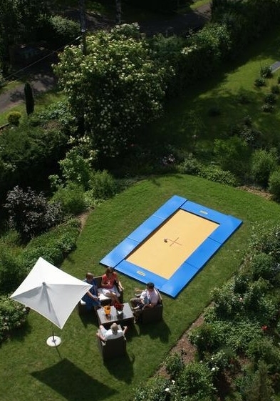 Bodentrampolin Grand Master "Freestyle" Outdoor - Bild 3 - Vergrößern