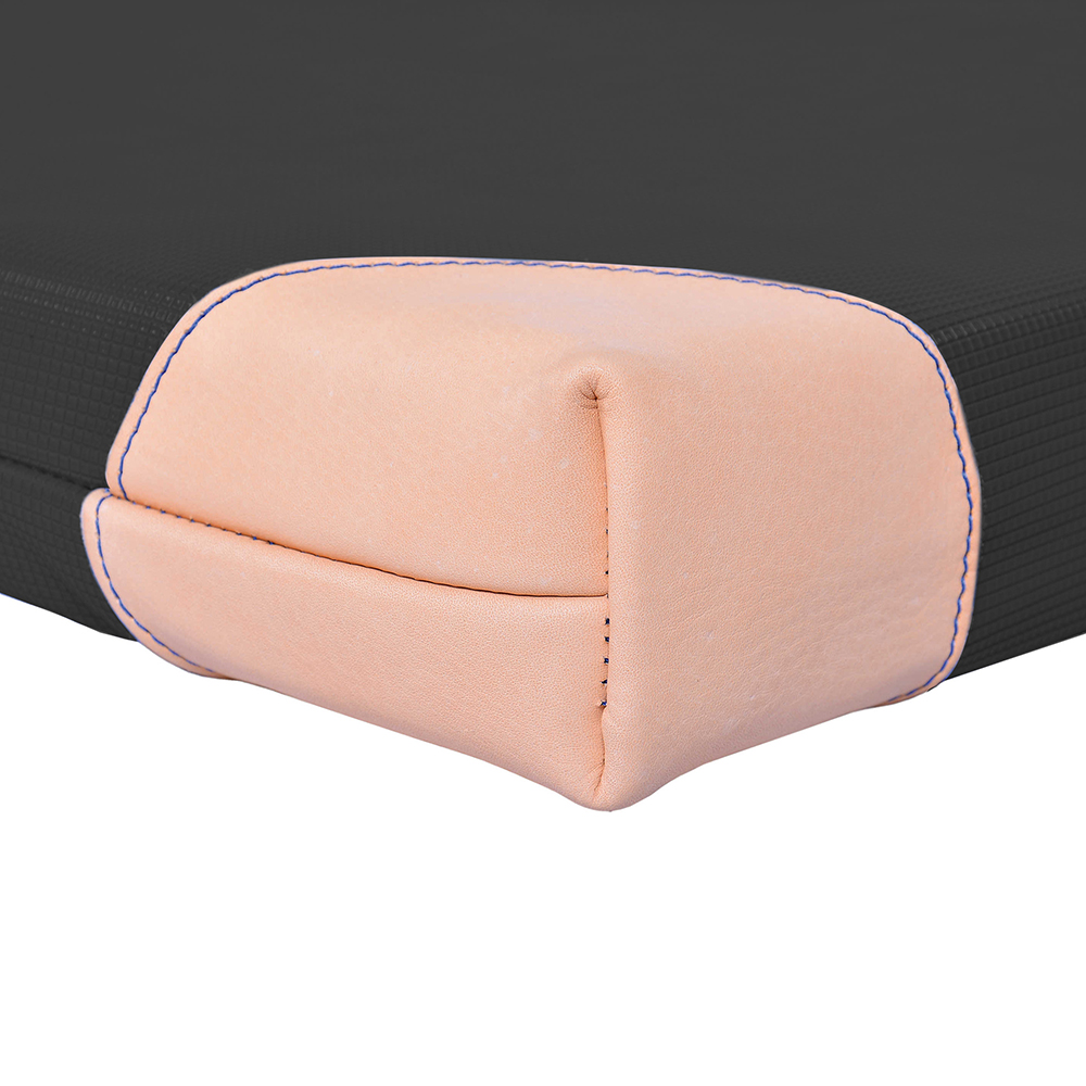 Turnmatte Supersoft Kima RG 22-Detail-Lederecken_schwarz