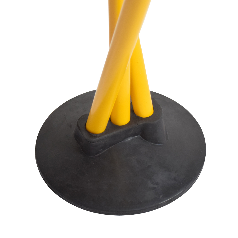 Gummi-Tellerfuß 3 Richtungen