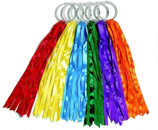 SPORDAS Regenbogen-Ringe 6er Set