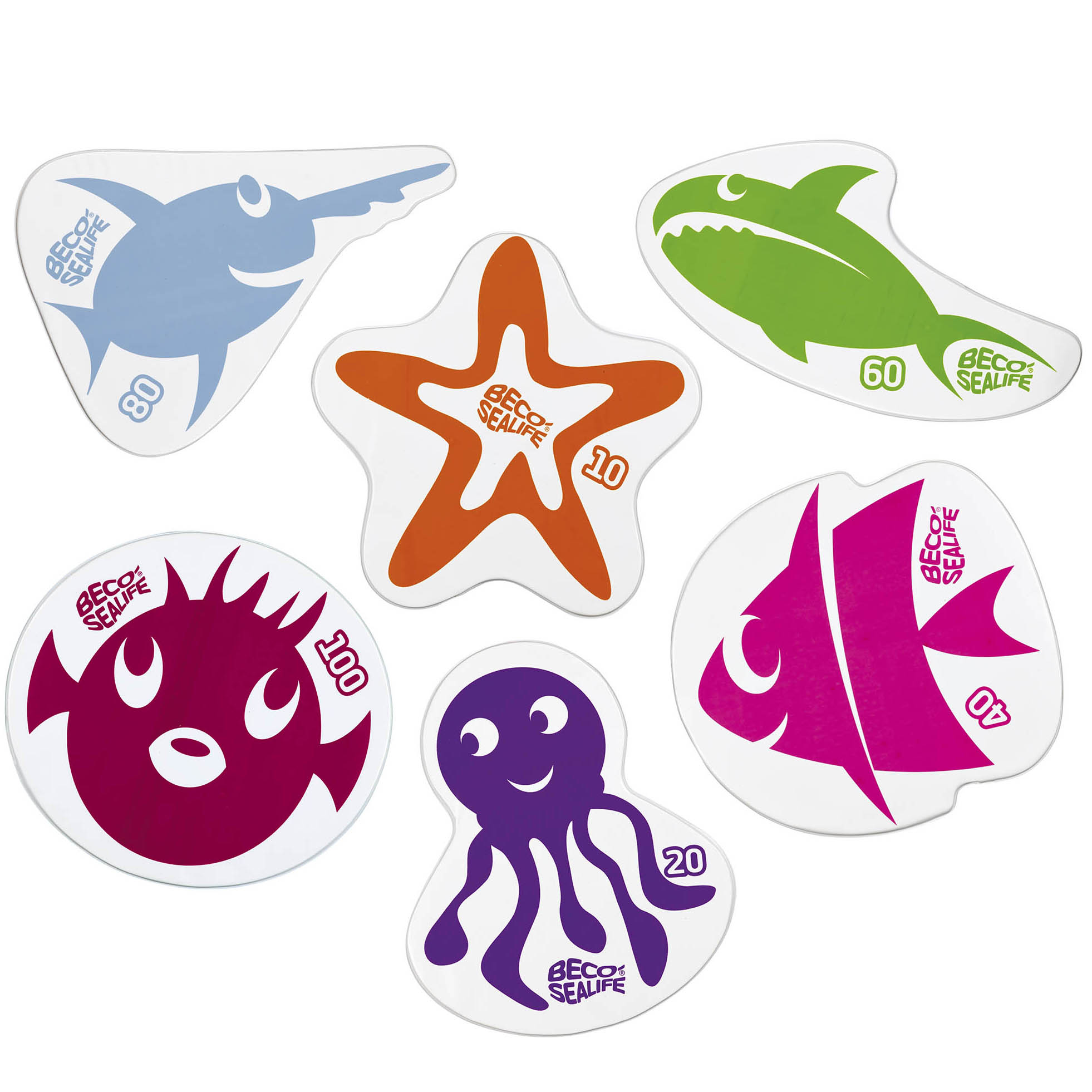 BECO-SEALIFE® Tauchtier-Sortiment (6 Stück)