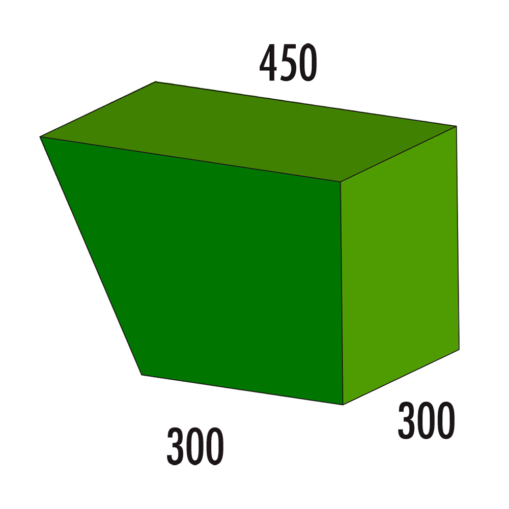 Halbes Trapezelement MAXI