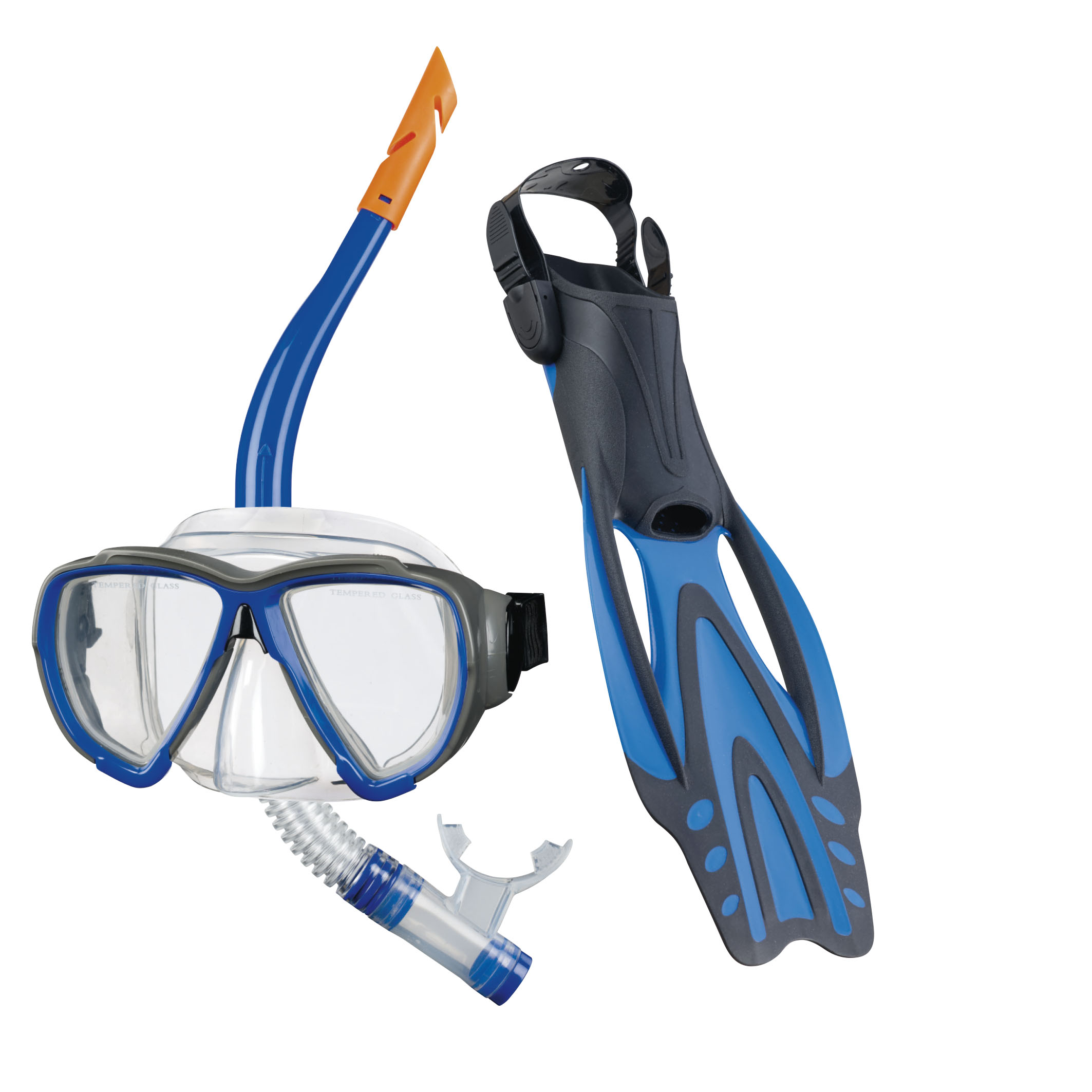 BECO Masken-Schnorchel-Flossen-Set "PORTO DX 3.0"