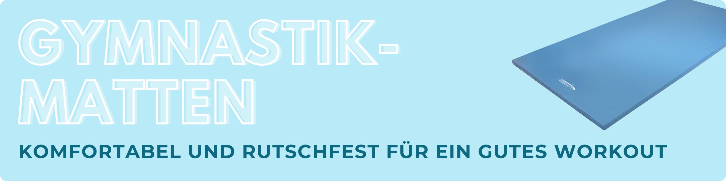 Gymnastikmatten Banner