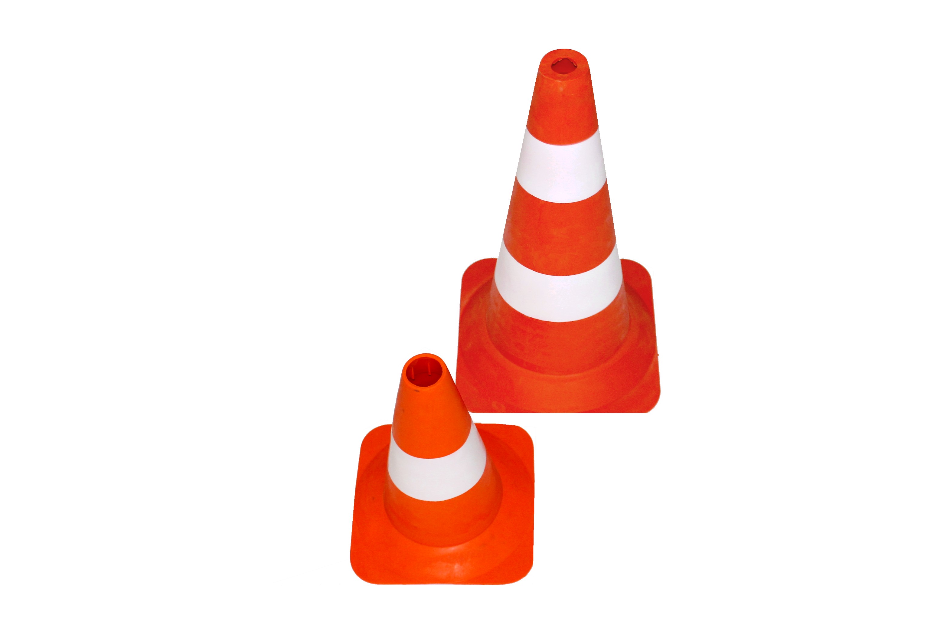 Markierungskegel Orange/Weiß