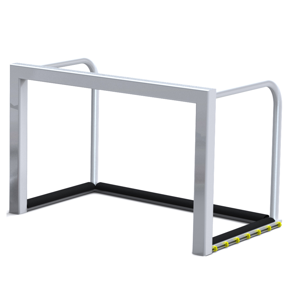 Mini-Tor, vollverschweißt, mit Bodenrahmen PlayersProtect