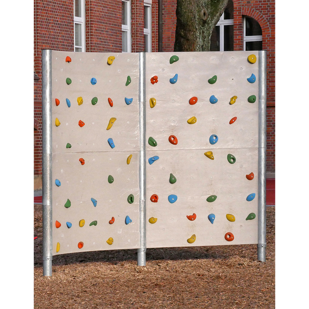 Freistehende Boulderwand Schieferstruktur