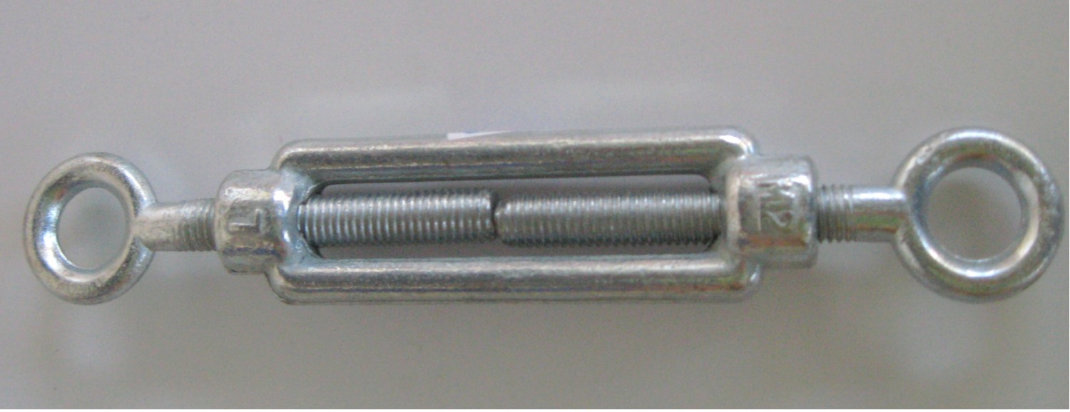 Spannschlösser, Öse und Öse, verzinkt