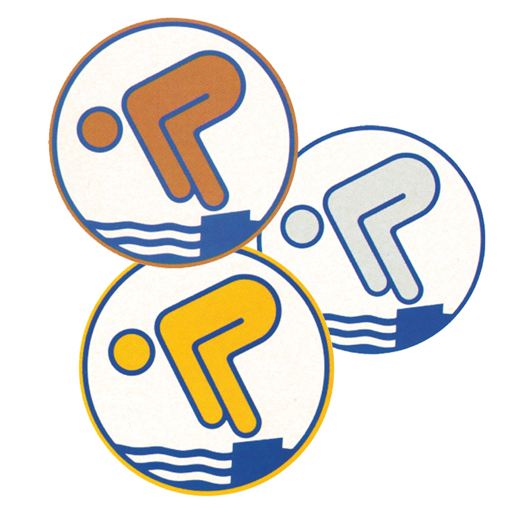 Schwimmabzeichen-Bronze-Silber-Gold