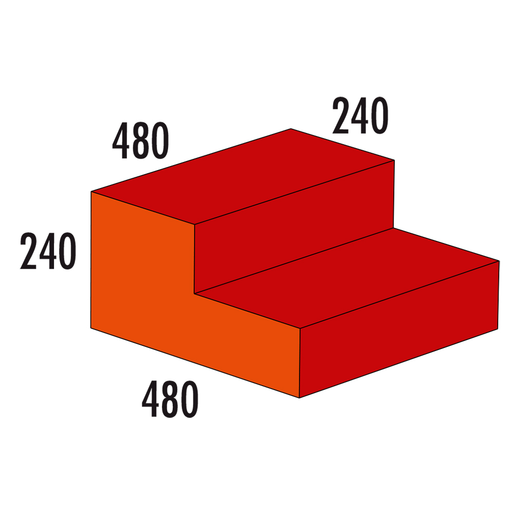 Treppe MEDI 2-stufig