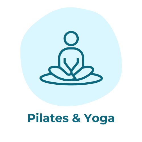 Pilates und Yoga Icon