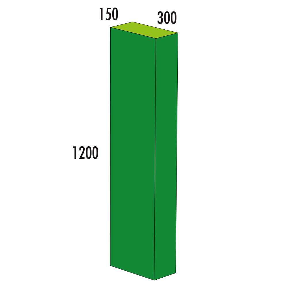 Quader MAXI 1200 x 300 x 150 mm Gr. L