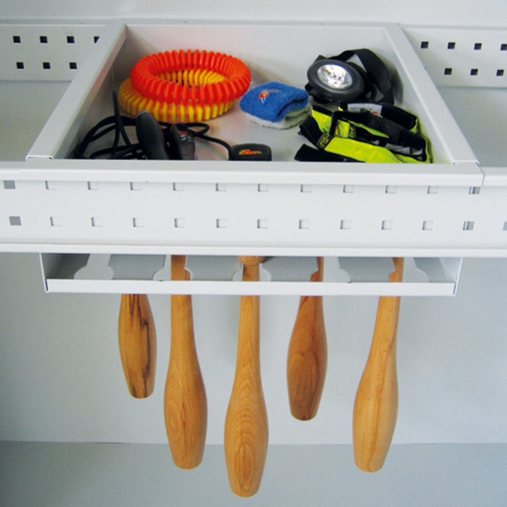 Ablageschale mit Keulenhalter