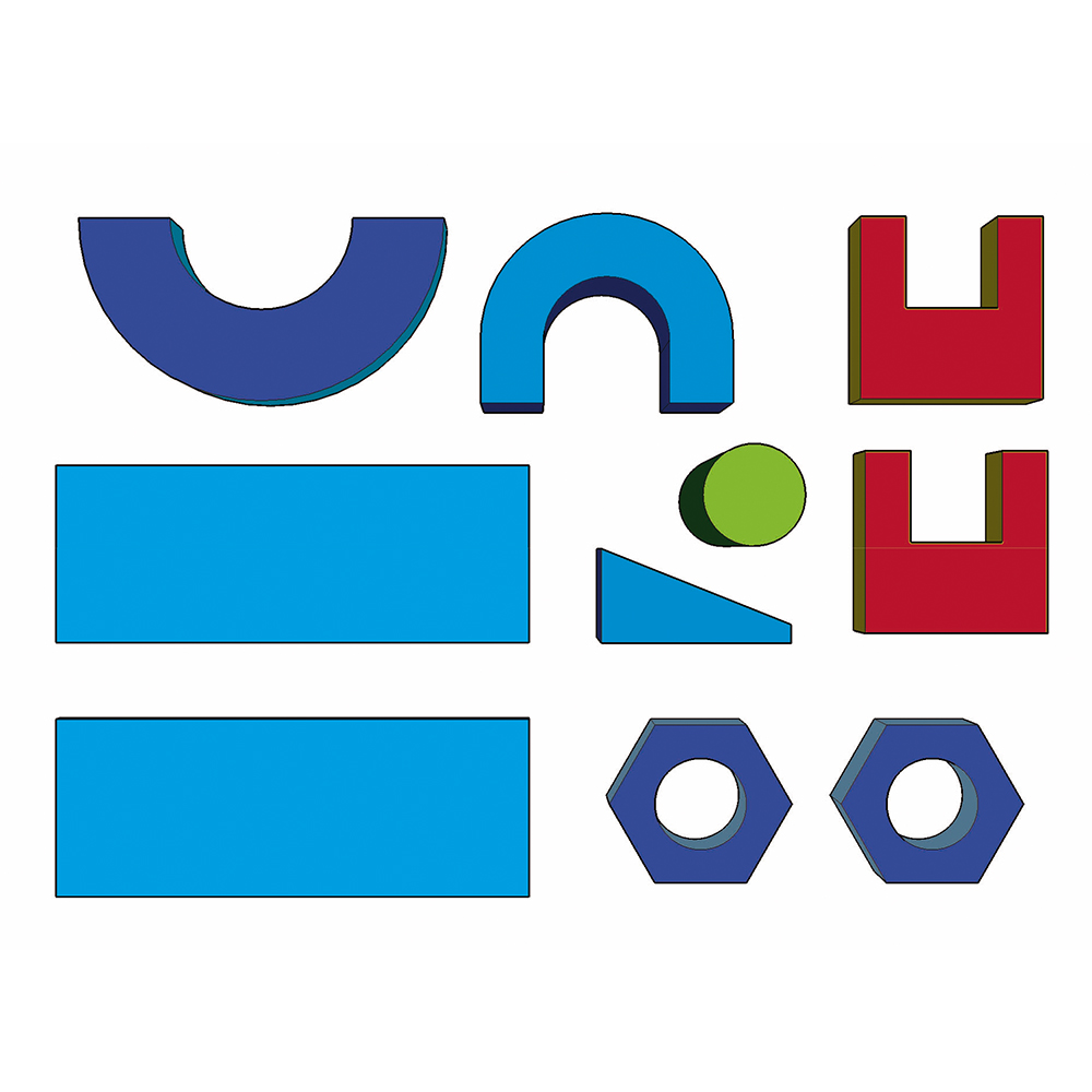 10-teiliges Baumodul MAXI