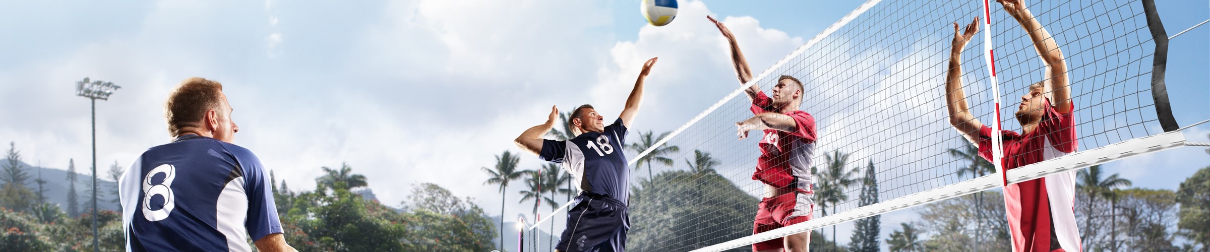 banner volleyball