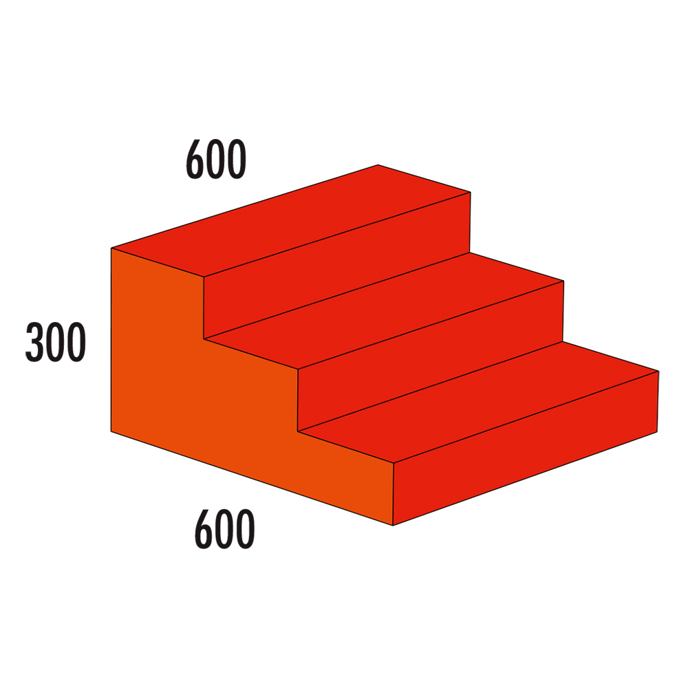 Treppe MAXI 3-stufig