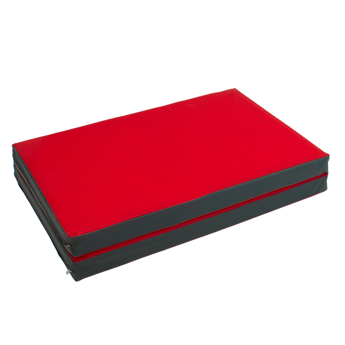 Klappbare Spiel- und Turnmatte-4-200x70x8 rot-gruen138332-r-gr