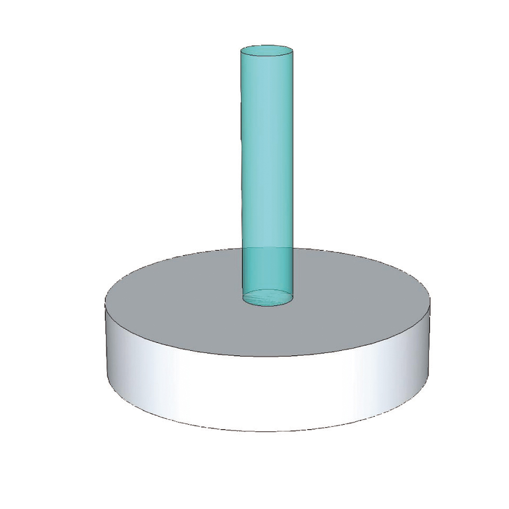 Snoezelräume – Rundpodest mit Aufnahme für Säule