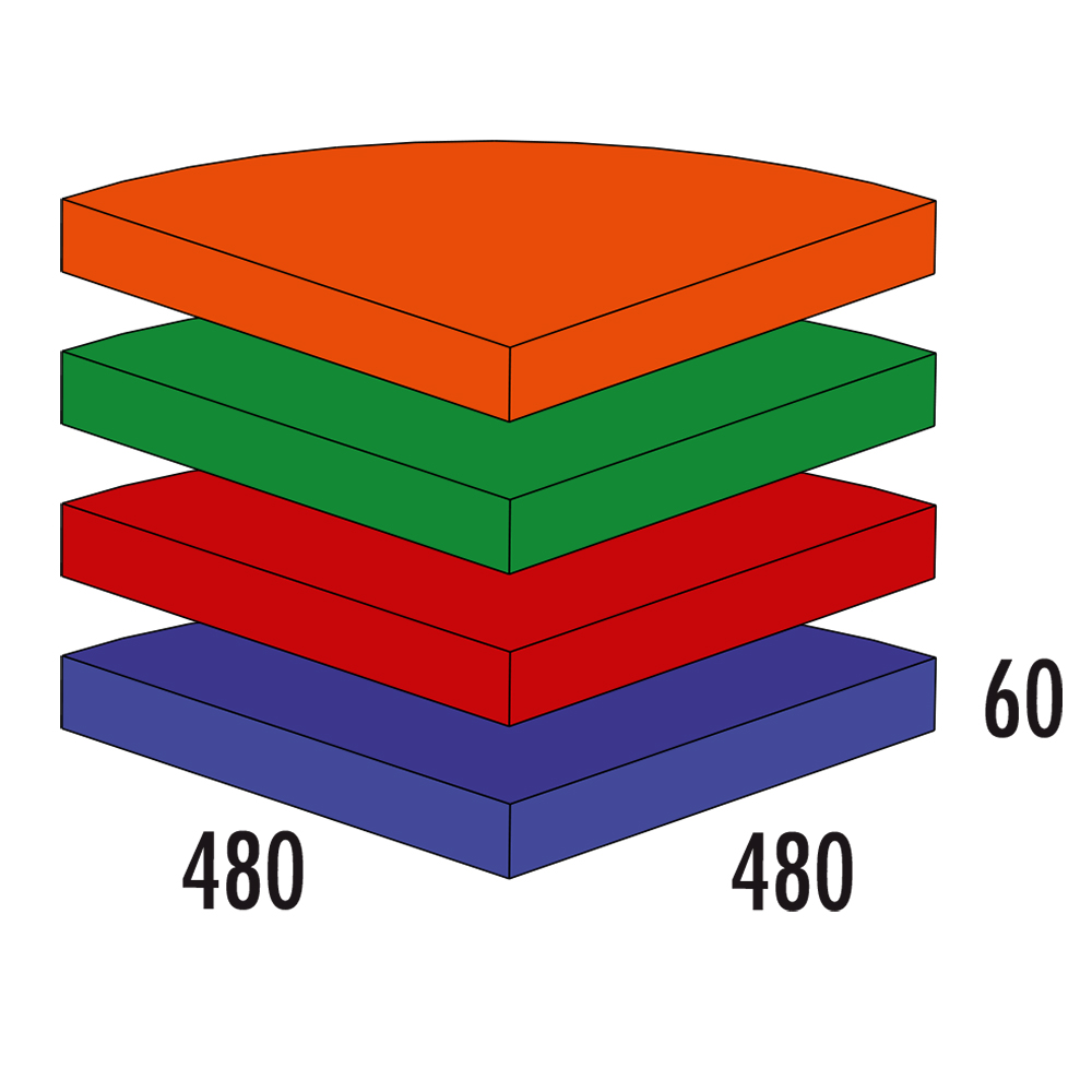 Viertelkreismatte MEDI