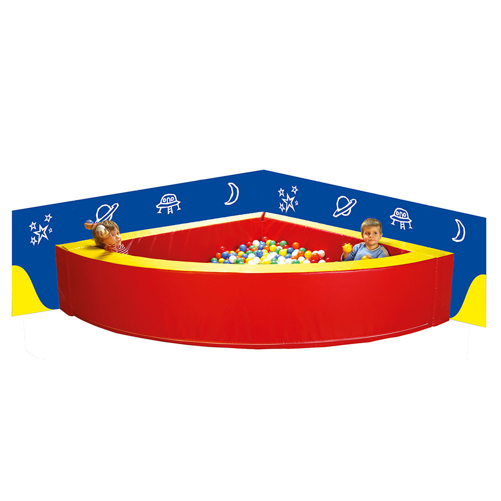 Viertelkreis-Ballbad, groß