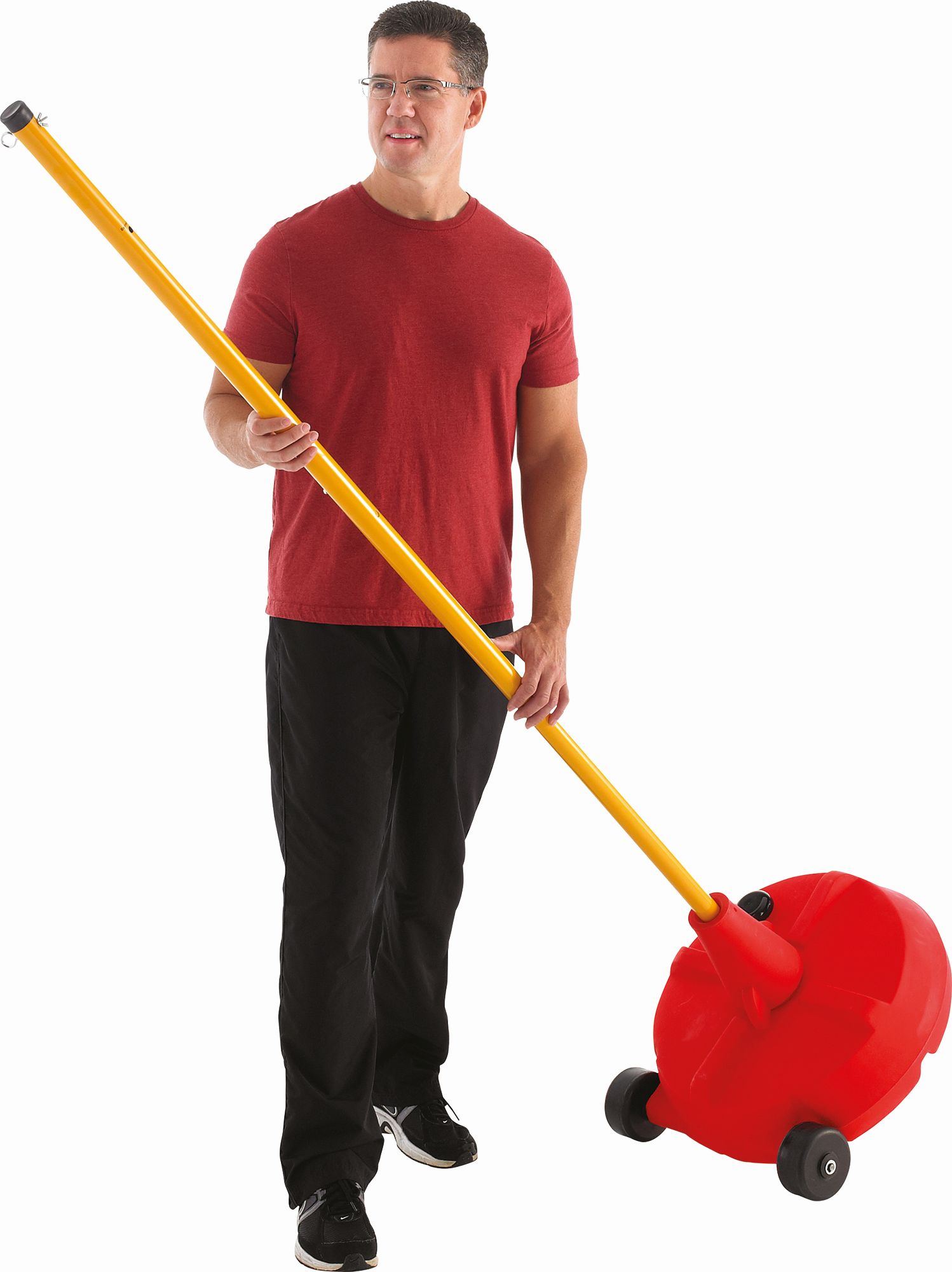 Big Red Base - Jumbo Standfuß mit Rädern