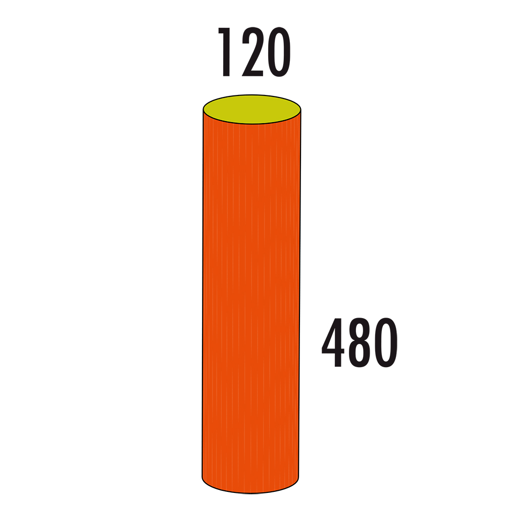 Zylinder MEDI L - grün/hellgrün