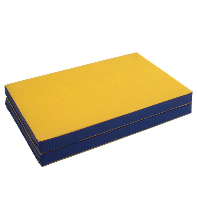 Klappbare Spiel- und Turnmatte-4-200x70x8 gelb-blau_138332-gl-bl